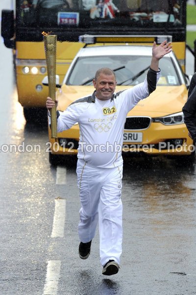 2012 Alf running with the Olympic Torch 2012 Alf running with the Olympic Torch